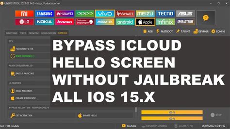 Step 3: Verify your iPad information and click "Start" button again. . Ios 15 bypass unlock tool